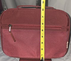 Samantha Brown Hanging Toiletry Bag Burgundy Red New with Tags