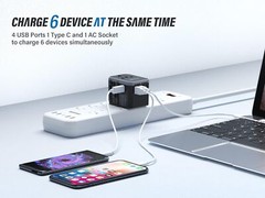 EPICKA Universal Travel Adapter One International Wall Charger AC Plug Adaptor
