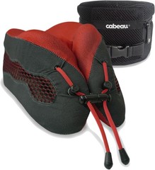 Cabeau Evolution Cool® Travel Neck Pillow Red Removable Cover Memory Foam