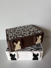 Animal Print Peptide Storage Case | 3D Printed Organizer for Peptides, Syringes