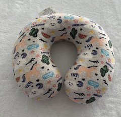 You Got This Travel Neck Pillow, Multicolor Super Soft Adult size, Preowned