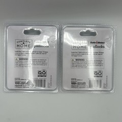 Luggage Padlocks – TSA Accepted, 2 Packs (4 Locks), Travel Luggage Locks
