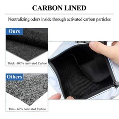Odor Proof Smell Proof Bag with Combination Lock – 6×9 Travel Storage Pouch