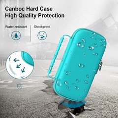 Canboc Travel Carrying Case for 8.76 x 4.84 x 2.81 inches, Mint Green+Black