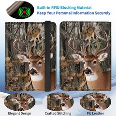 PU Leather RFID Blocking Passport Holder Combo, ‘s Travel Passport Wallet Cas…