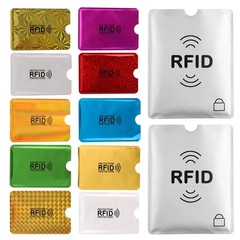 28x RFID Blocking Sleeves Credit Card Protector Holders Theft Protection Secure