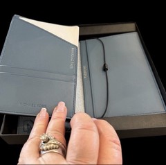 Michael Kors Cooper Denim Passport Holder & Luggage Tag Set — NWT