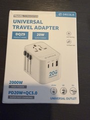 Universal Travel Adapter 2000W Travel Converter By Decqle