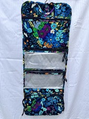 Vera Bradley Hanging Travel Organizer Preowned Floral Roll Up