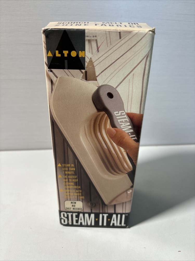 Alton Steam-It-All Lightweight Steamer/Travel Iron Model S1702 (New from 1991)