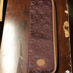 Vintage Necktie Travel Case Nice G3