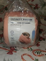 NEW Infinity Travel Pillow – Peach/Pink Travel Pillow Home Soft Support Sleep