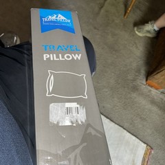 Travel Pillow Memory Foam Pillows, Camping Pillow-Compressible Medium Firm, Brea