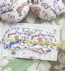 Harry Potter Neck Pillow & Sleep Mask Hogwarts Hedwig Gryffindor Broom Hat NWT