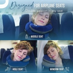 Customizable Double Support Neck Pillow – Large