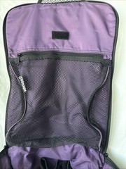 LL Bean Personal Organizer Toiletry Bag Large Toiletries Hanging Travel Purple