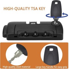 Emergency TSA Key 002 007 Master Lock Combination Bypass Solution Durable Steel