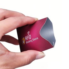 5x RFID Blocking Sleeves Credit Card Protector Holders Theft Protection Secure