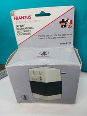 Franzus 50 Watt Foreign Electricity Converter 220 110 Volts NEW In Box