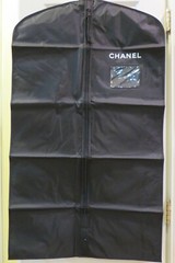 NEW AUTHENTIC CHANEL BLACK NYLON ZIP GARMENT BAG MEDIUM 42″ LONG X 24″ WIDE