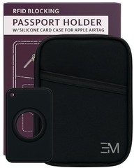 EM Premium Products RFID Protection Travel 0.6 x 4.52 x 6.5 inches, Black