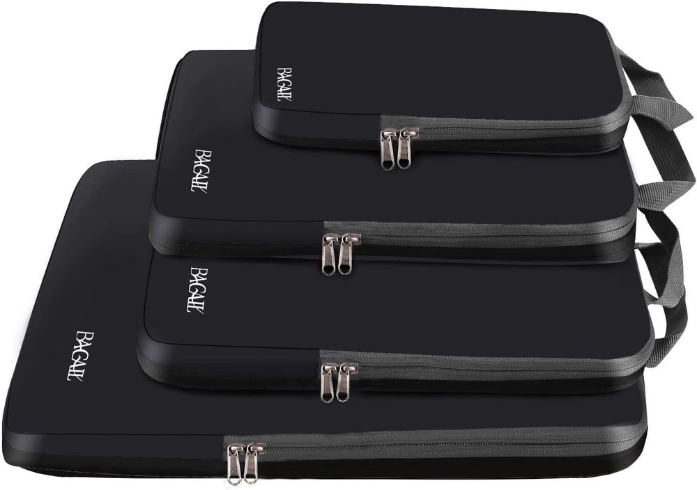 BAGAIL 4 Set/6 Set/8 Set Compression Packing Cubes Travel Accessories Expandable