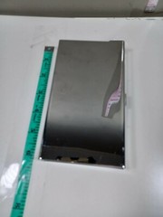 small travel kit scissors razor, nail clipers, nail file in silver color case
