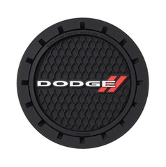 Plasticolor 000649R01 Dodge Logo Auto Car Truck SUV Cup 3.25 inches, Black