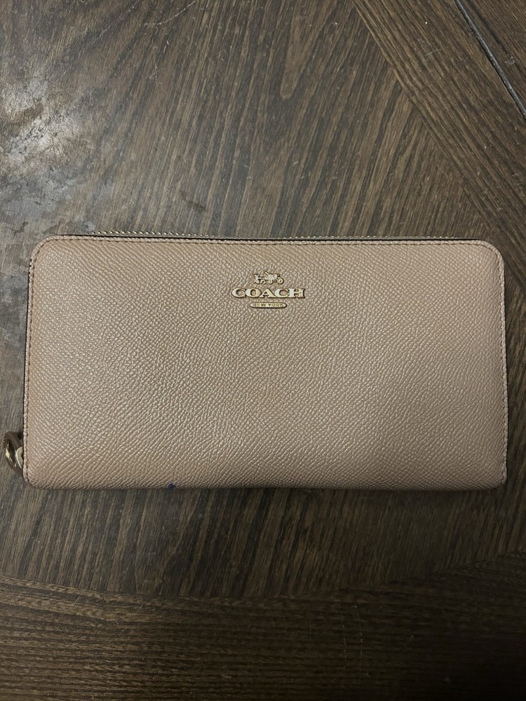 Coach (beechwood) Long Zip Around Wallet