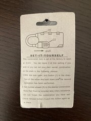 HEYS Security Combination Lock for Luggage Suitcase Travel Bag