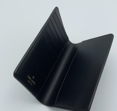 Cute NEW Kate Spade Leather Black Passport Holder WITH TAG