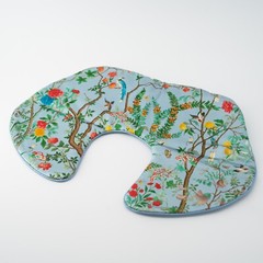 Gucci Travel Inflatable Neck Pillow Floral Nature Birds Print