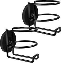 Magnetic Cup Holder 2 Pack Portable Can Drink Holder for Tractor Mower Truck Bla