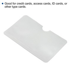 RFID Blocking Credit Card Sleeves Protector Holder White 10 pcs