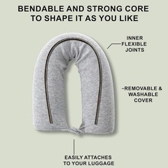 Comfortable Twist Neck Pillow – Machine Washable Foam for Traveling & Relaxation