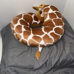 Giraffe Plush Neck Pillow – Soft Travel Neck Pillow for Child