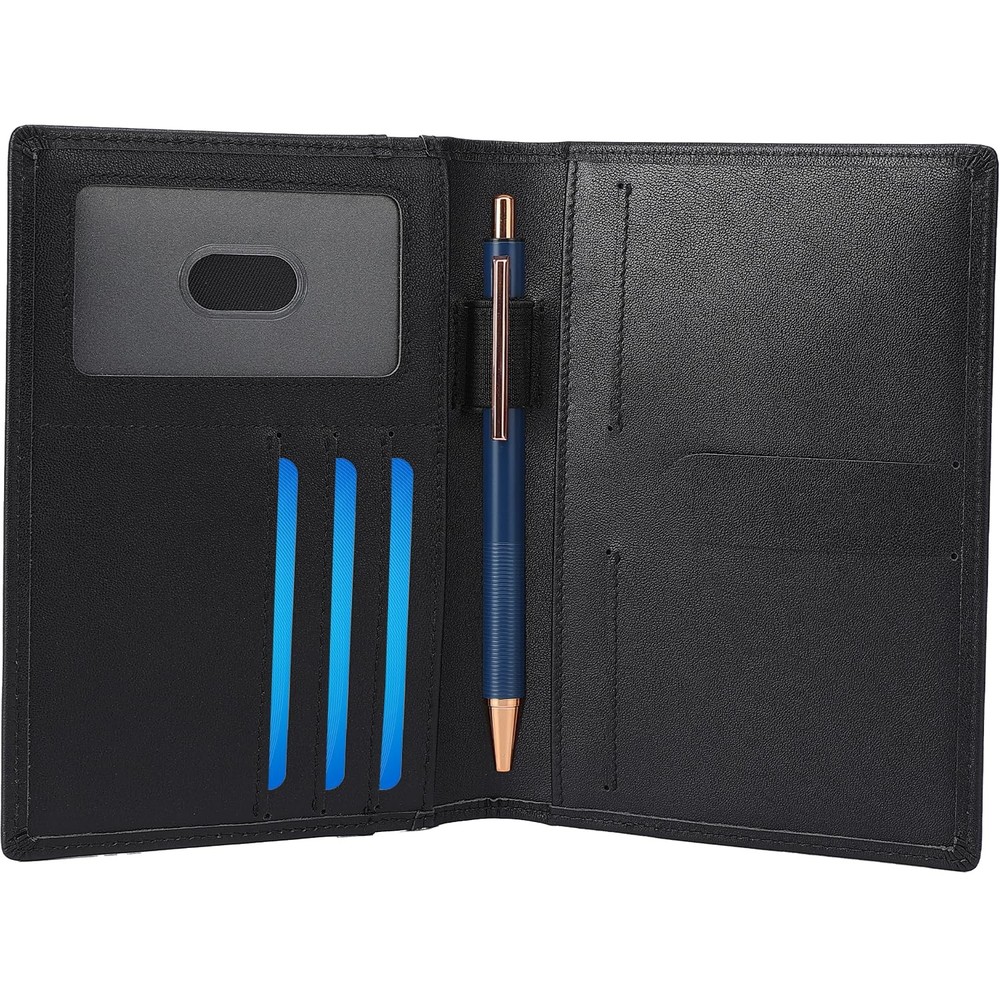 Luciano Leather Pocket Journal Cover for 3.5″ x 5.5″ Field Notes or Moleskine…