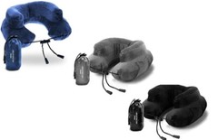 3 Pack Cabeau Air Evolution Velour Cover Inflatable Travel Neck Pillows Pillow