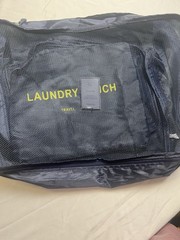 Travel Laundry Pouch Set Dark Blue Multiple Sizes Organizer Bags