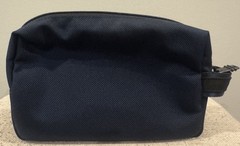 TUMI Travel Kit Medium Accessory Pouch Navy Blue with Black Trim