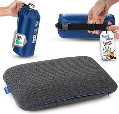 Travel & Camping Comfortable Memory Foam Pillow – Easy to Carry Portable Bag