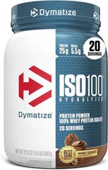 Dymatize ISO100 Whey Protein Powder Isolate, Gourmet Chocolate, 25g of Protein,
