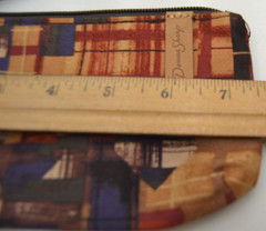 NWT Donna Sharp 3 Piece Rectangular Cosmetic Bags “Rustic Plaid” Multicolored