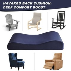 2-in-1 Neck & Lumbar Support Pillow for Recliner & Glider Chairs – Ergonomic Foa