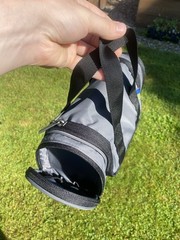 Open Story Binocular Case Padded Travel Organizer Black and Grey