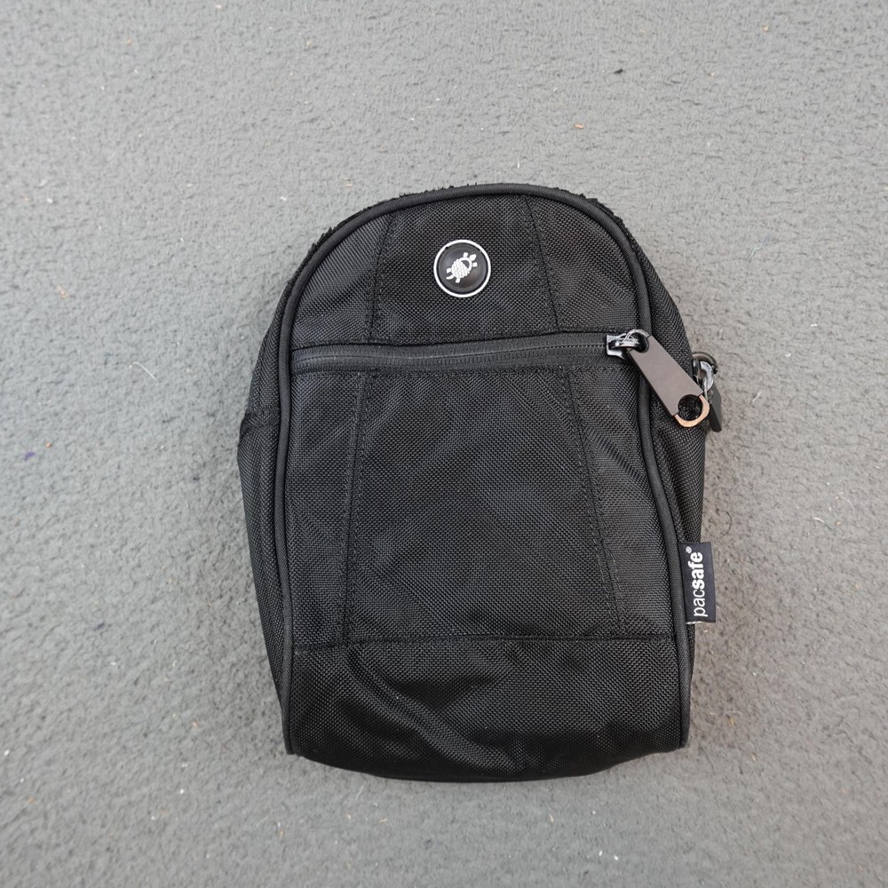 Pacsafe Metrosafe 100 Hip Shoulder Bag Black Anti-Theft Travel Crossbody Small