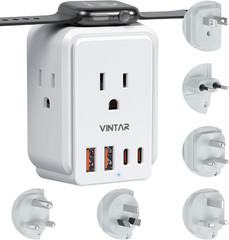 European Travel Plug Adapter Kit, International Power Adapter for Apple Watch C
