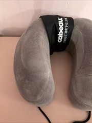 NEW Cabeau Evolution S3 Gray Soft Plush Neck Pillow (With Travel Pouch)