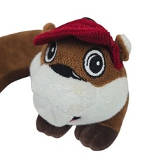Buc-ee’s Beaver Neck Pillow Critter Piller Plush Animal Brown Mascot, Pre-owned