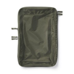 MUJI Polyester Compression Packing Cube M Khaki Travel Organizer 26×40×10cm